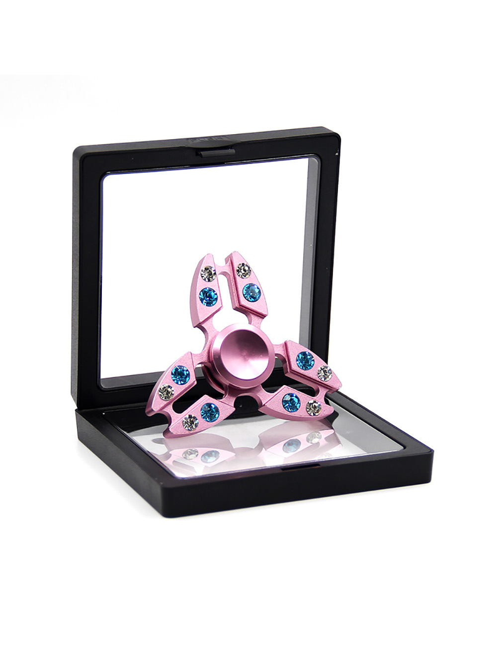 Crystal diamond fidget spinner 24 rhine stone